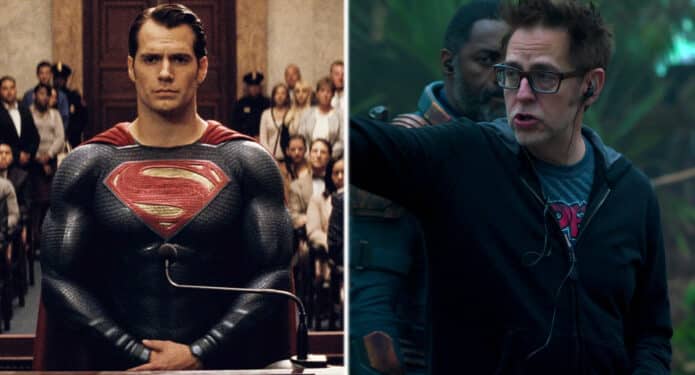 James Gunn y Henry Cavill