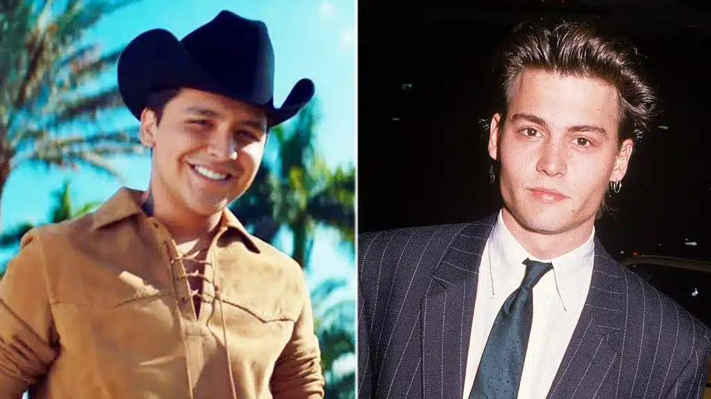 ¿Separados al nacer? Descubre por qué comparan a Christian Nodal con Johnny Depp