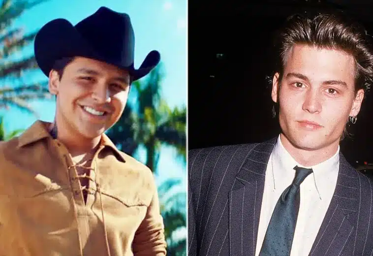 ¿Separados al nacer? Descubre por qué comparan a Christian Nodal con Johnny Depp