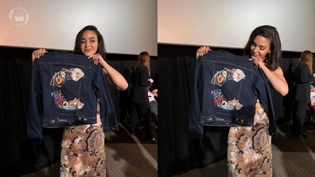 Sundance CDMX 2024: Melissa Barrera recibe la tradicional chamarra de Cinépolis