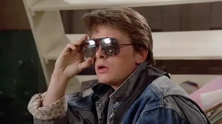 Michael J. Fox en Volver al futuro