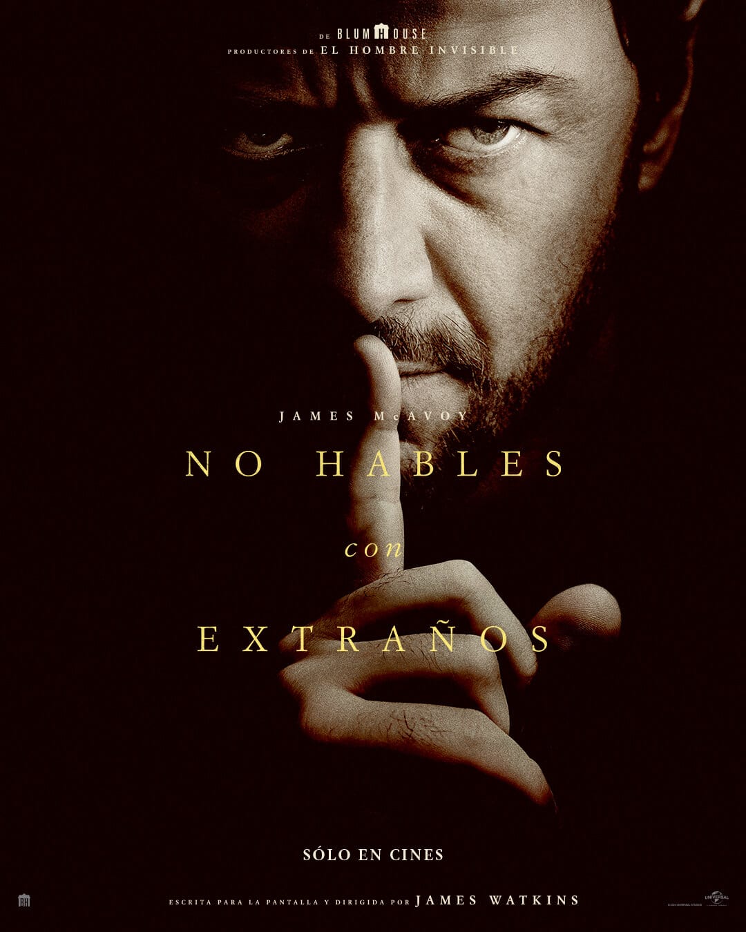 No hables con extraños póster James McAvoy