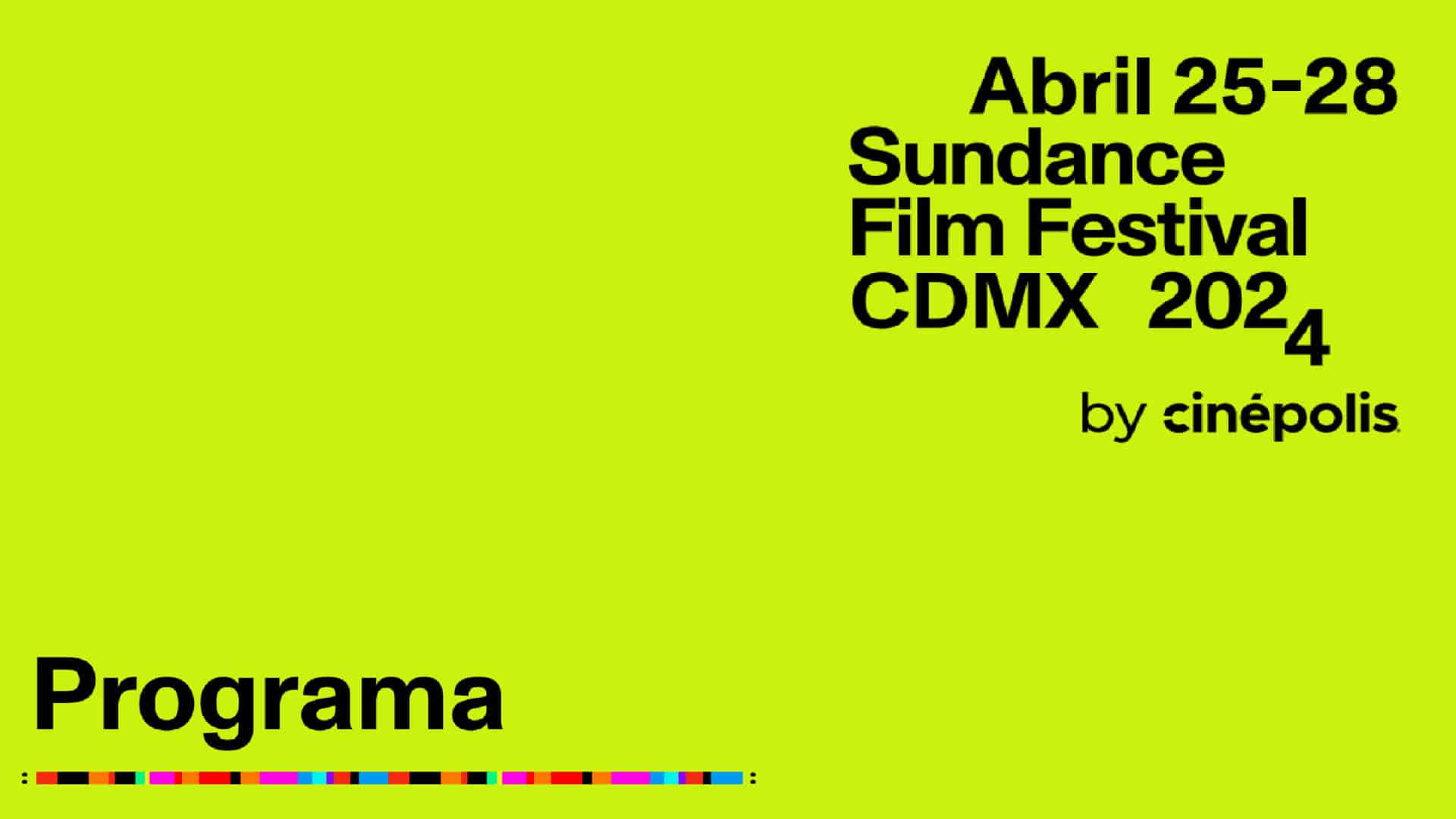 Programa Sundance CDMX 2024