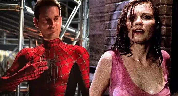 Tobey Maguire como Spider-Man y Kirsten Dunst como Mary Jane