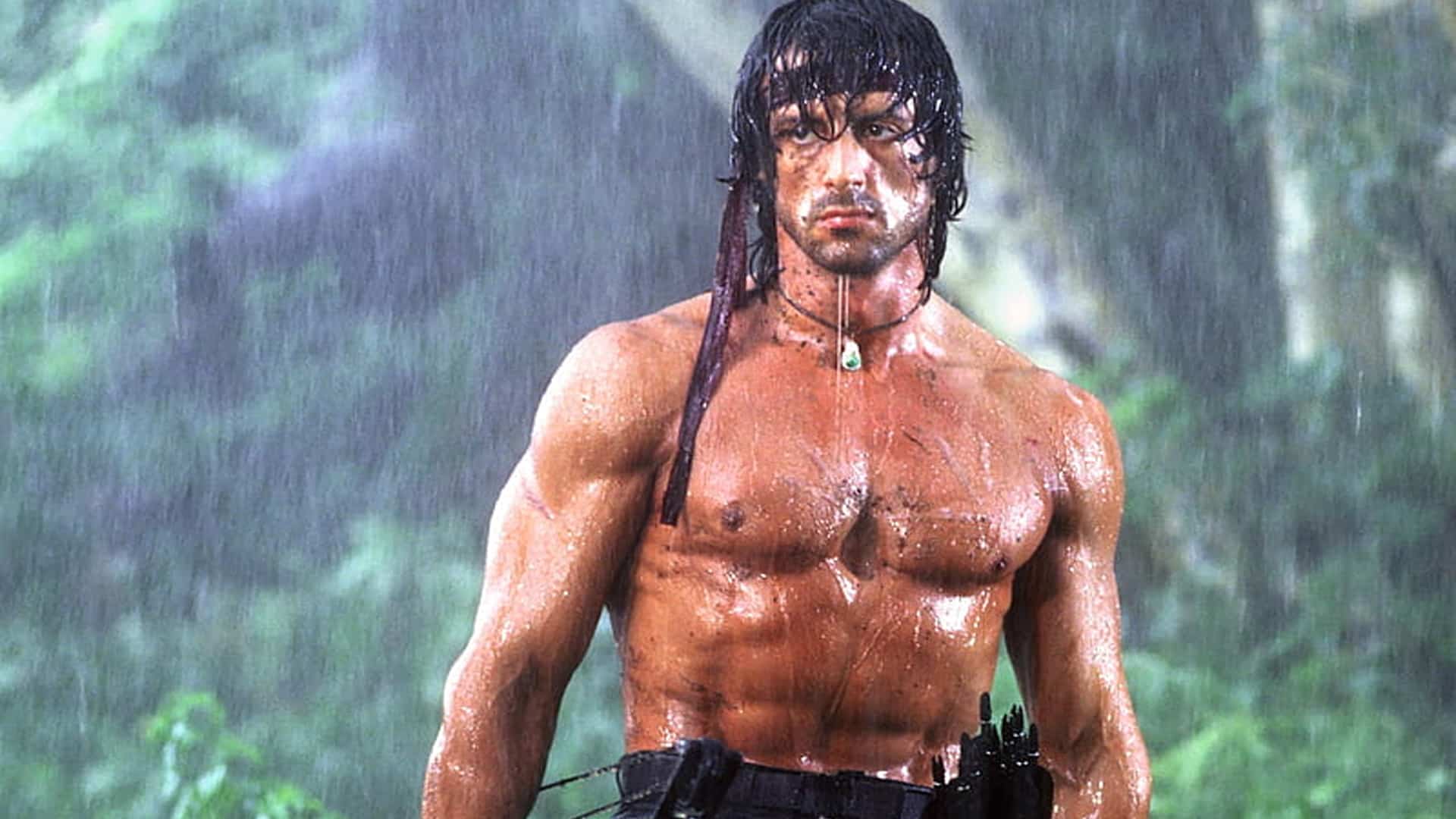 Sylvester Stallone como Rambo