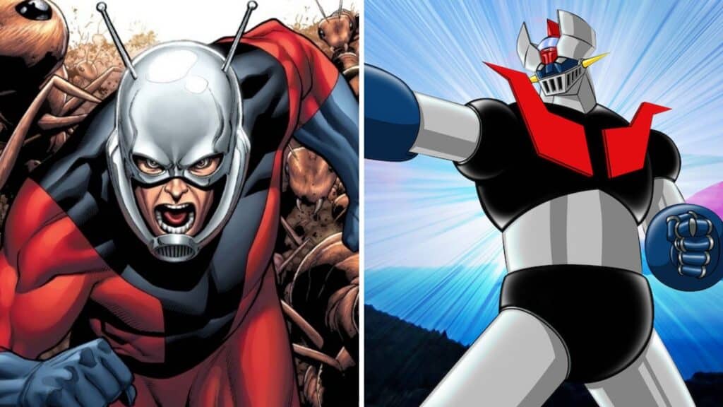 ¡Pelea de titanes! Así se vería el enorme combate entre Ant-Man y Mazinger Z