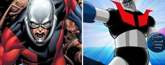 Pelea entre antman y mazinger z