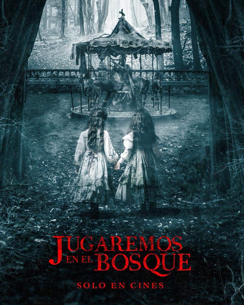 Jugaremos en el bosque película poster terror