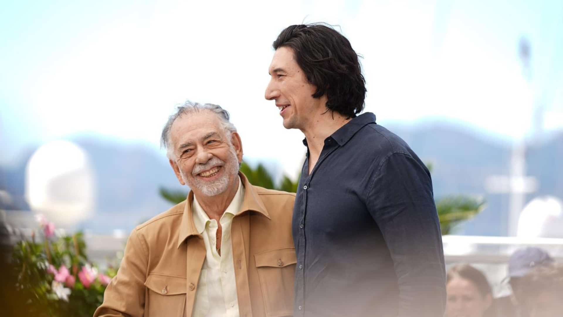 Adam Driver y Francis Ford Coppola en Cannes 2024