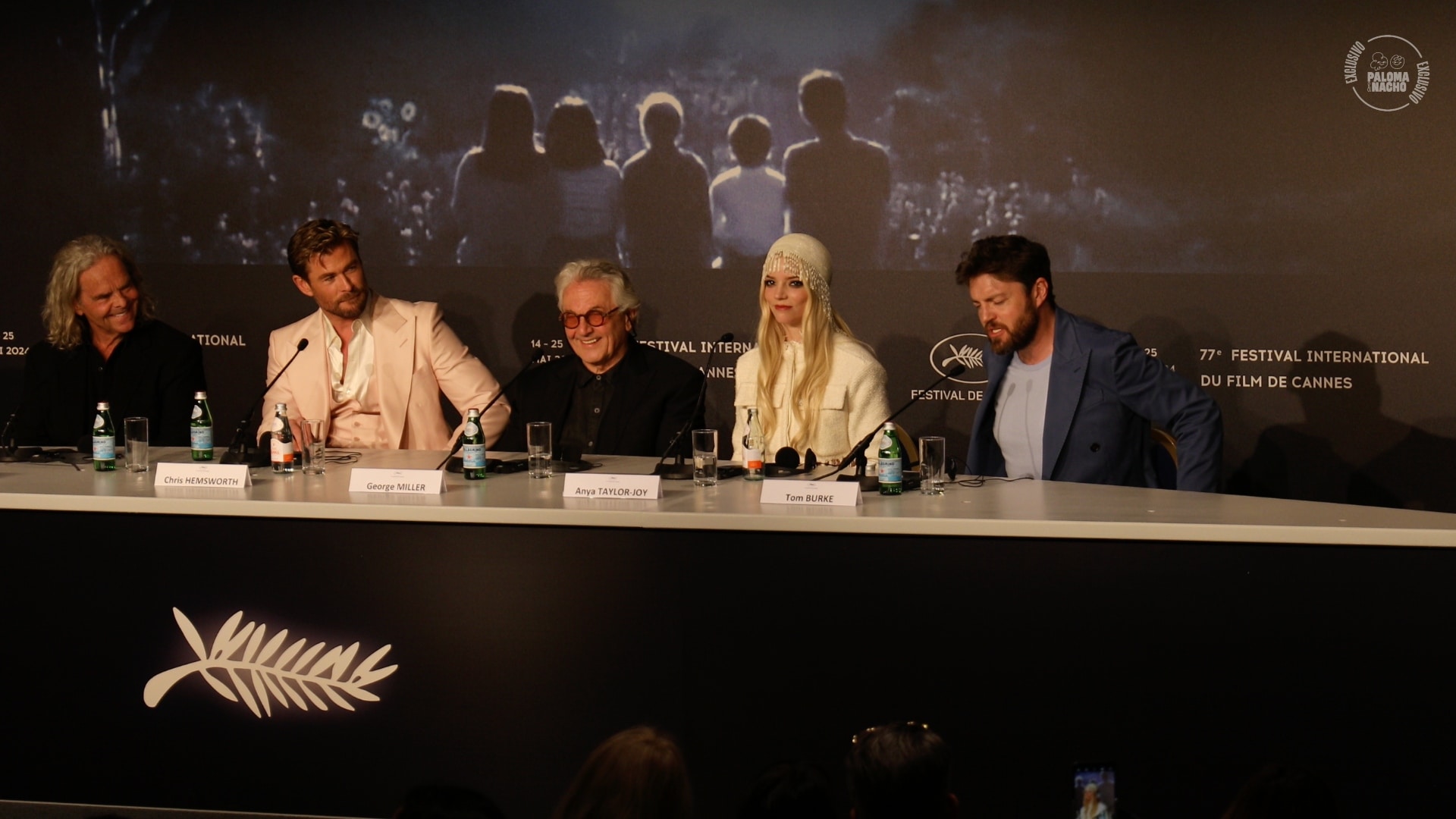 Anya Taylor Joy Chris Hemsworth George Miller en Cannes 2024 Conferencia 