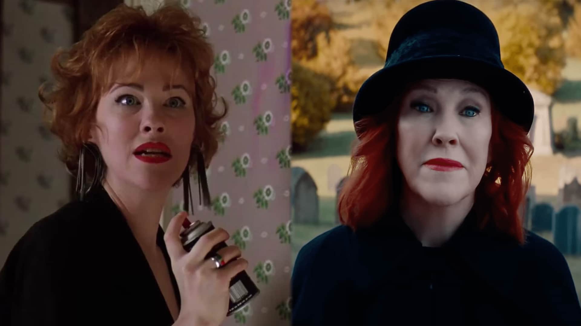 Beetlejuice Catherine O´Hara comparativa