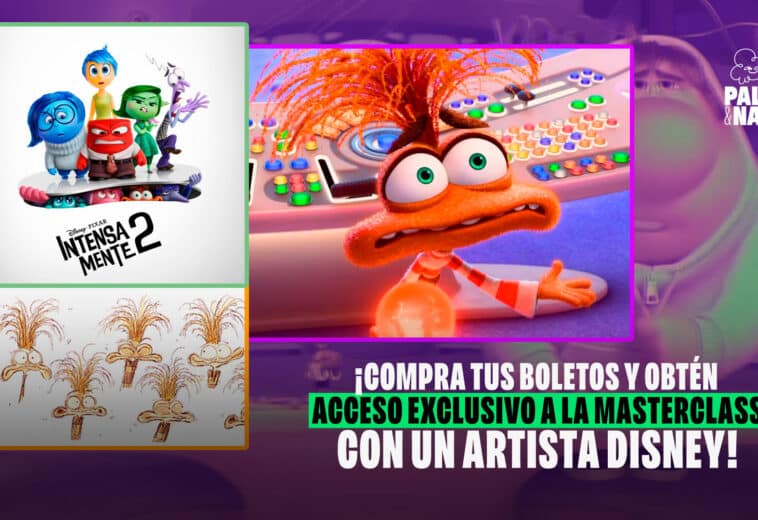 Intensamente 2: Obtén acceso exclusivo a la masterclass con un Artista Disney