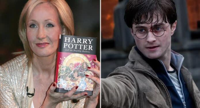 Daniel Radcliffe y J.K. Rowling