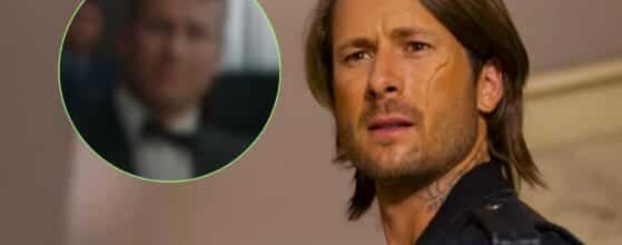 Glen Powell confiesa por qué vomitó al verse en Figuras ocultas