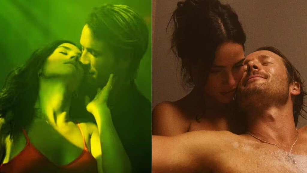 Cómplices del engaño: Glen Powell y Adria Arjona confiesan el accidente previo a sus escenas de sexo