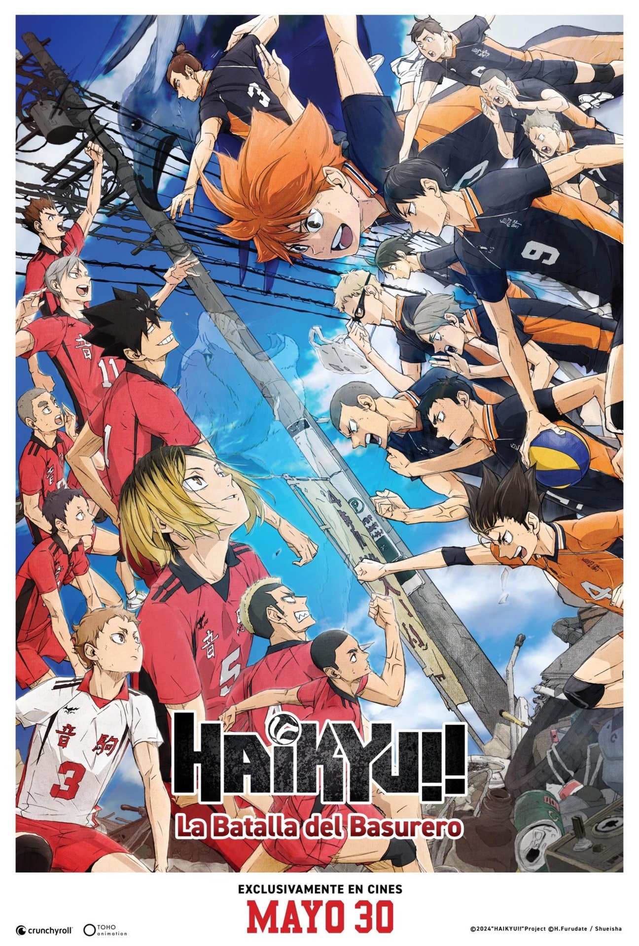 Haikyu!! La batalla del basurero póster