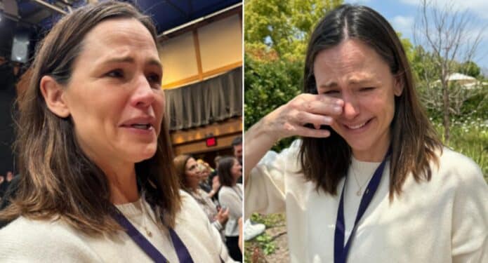 Jennifer Garner rompe a llorar por Violet, su hija mayor con Ben Affleck