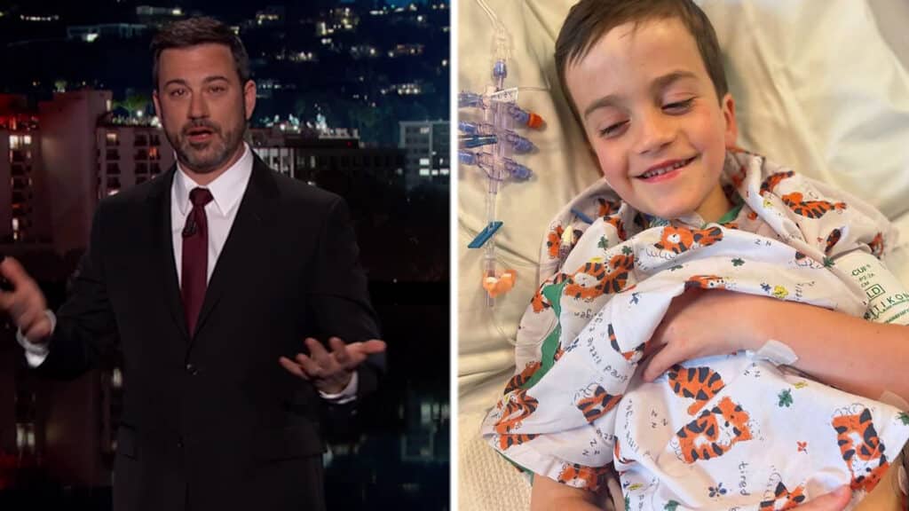 ¡Todo un guerrero! Hijo de Jimmy Kimmel es sometido a importante cirugía