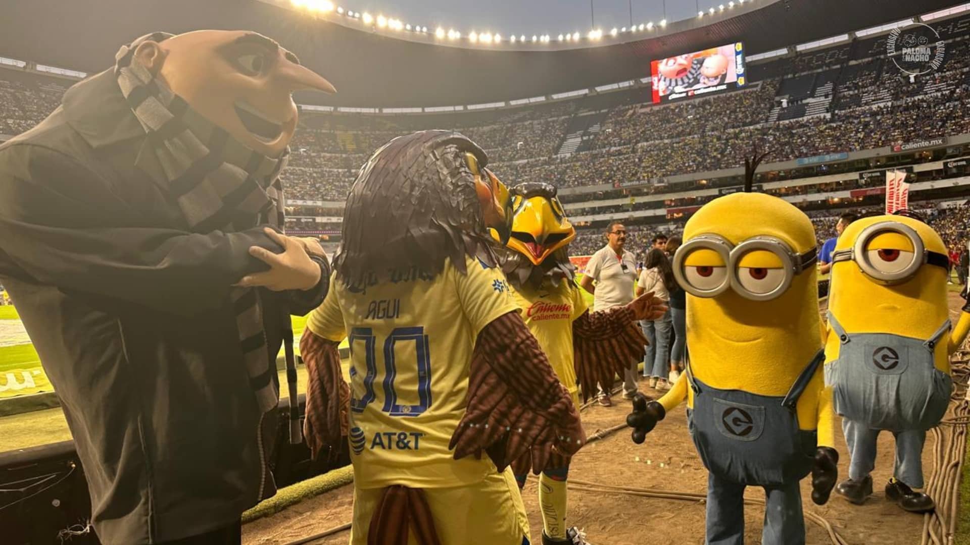 Las águilas del América Minions y Gru