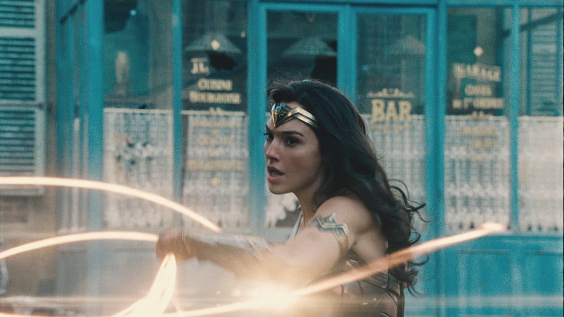 Gal Gadot escena de pelea 