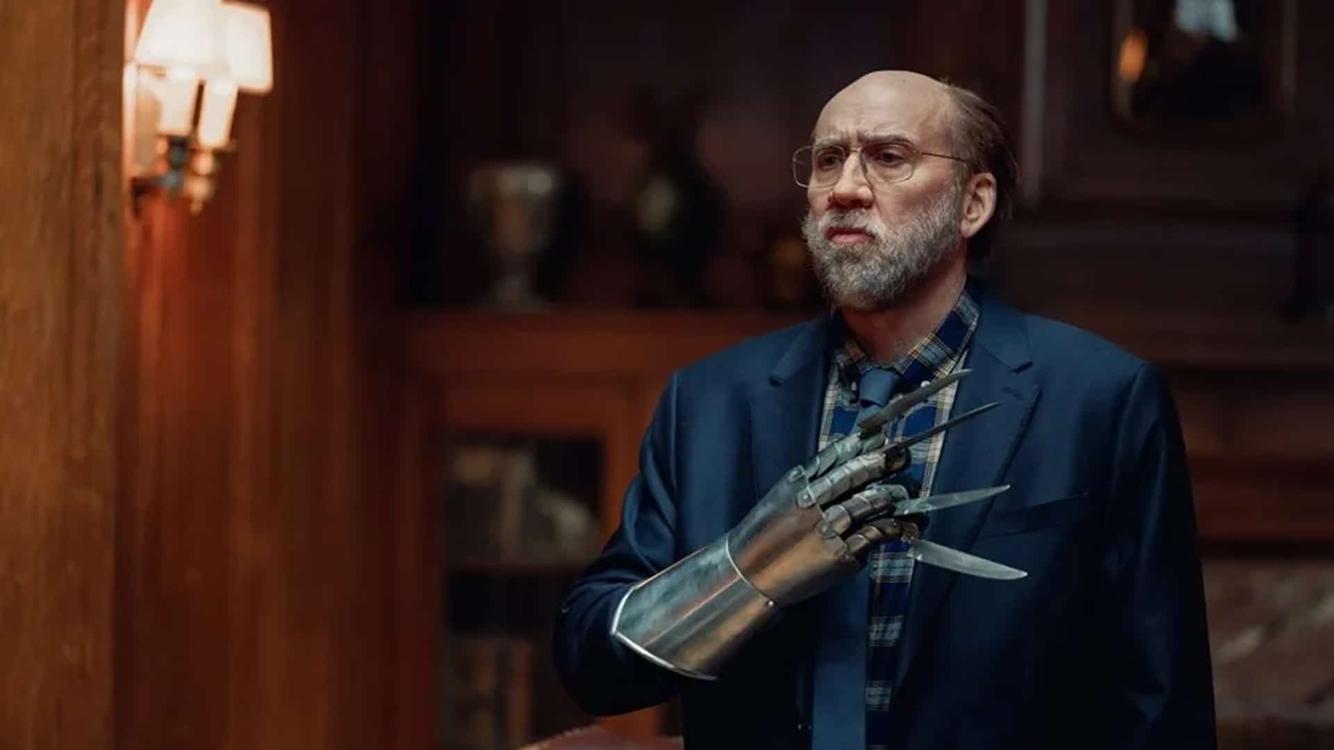 Nicolas Cage en El hombre de los sueños, garra en la mano