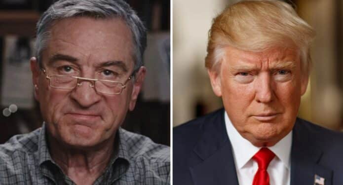 RObert De Niro rechaza la campaña de Donald Trump