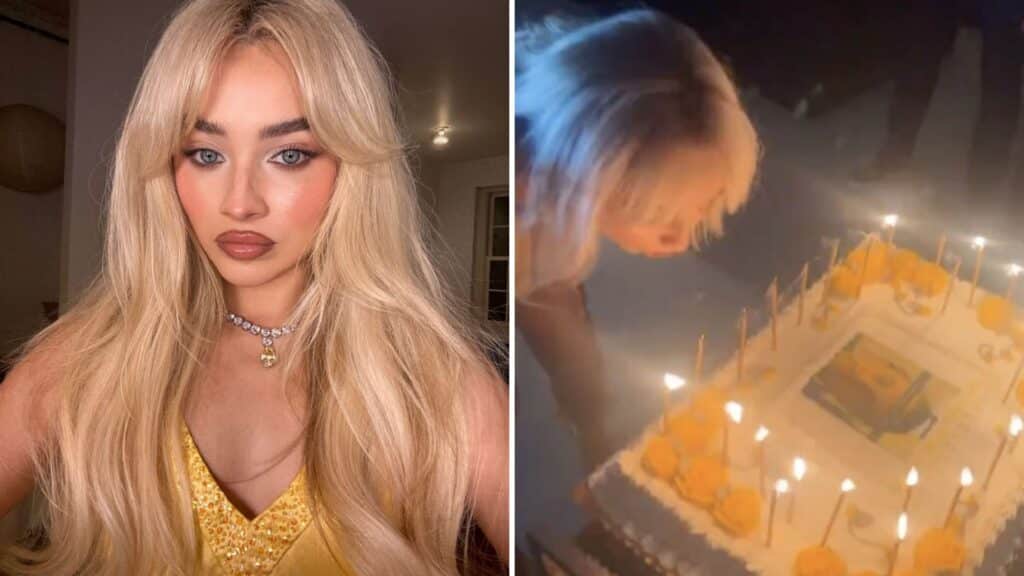 Este es el actor que inspiró el pastel de cumpleaños de Sabrina Carpenter