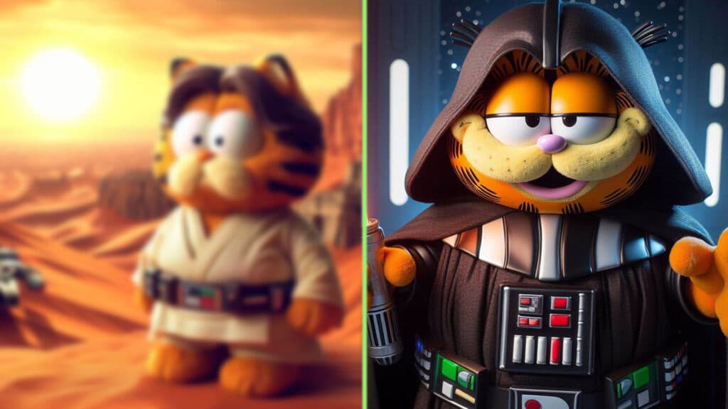 Galería: Así se vería Garfield en el universo de Star Wars