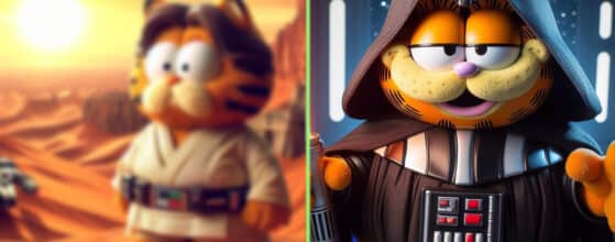 Galería: Garfield en Star Wars