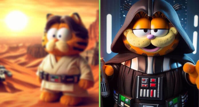 Galería: Garfield en Star Wars