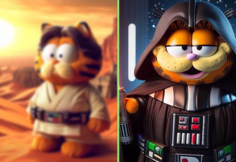 Galería: Así se vería Garfield en el universo de Star Wars