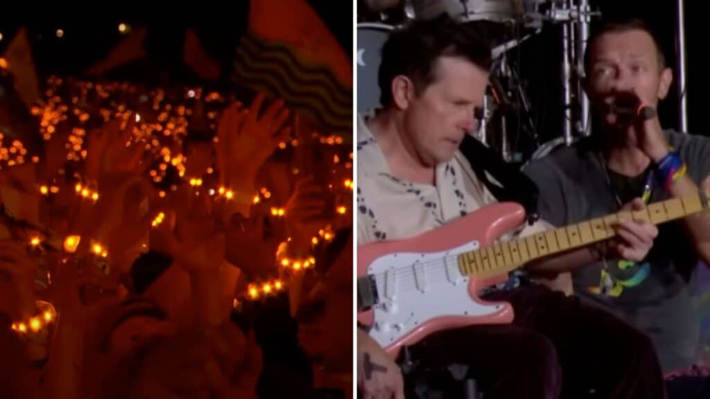 La razón por la que el actor Michael J. Fox tocó con Coldplay