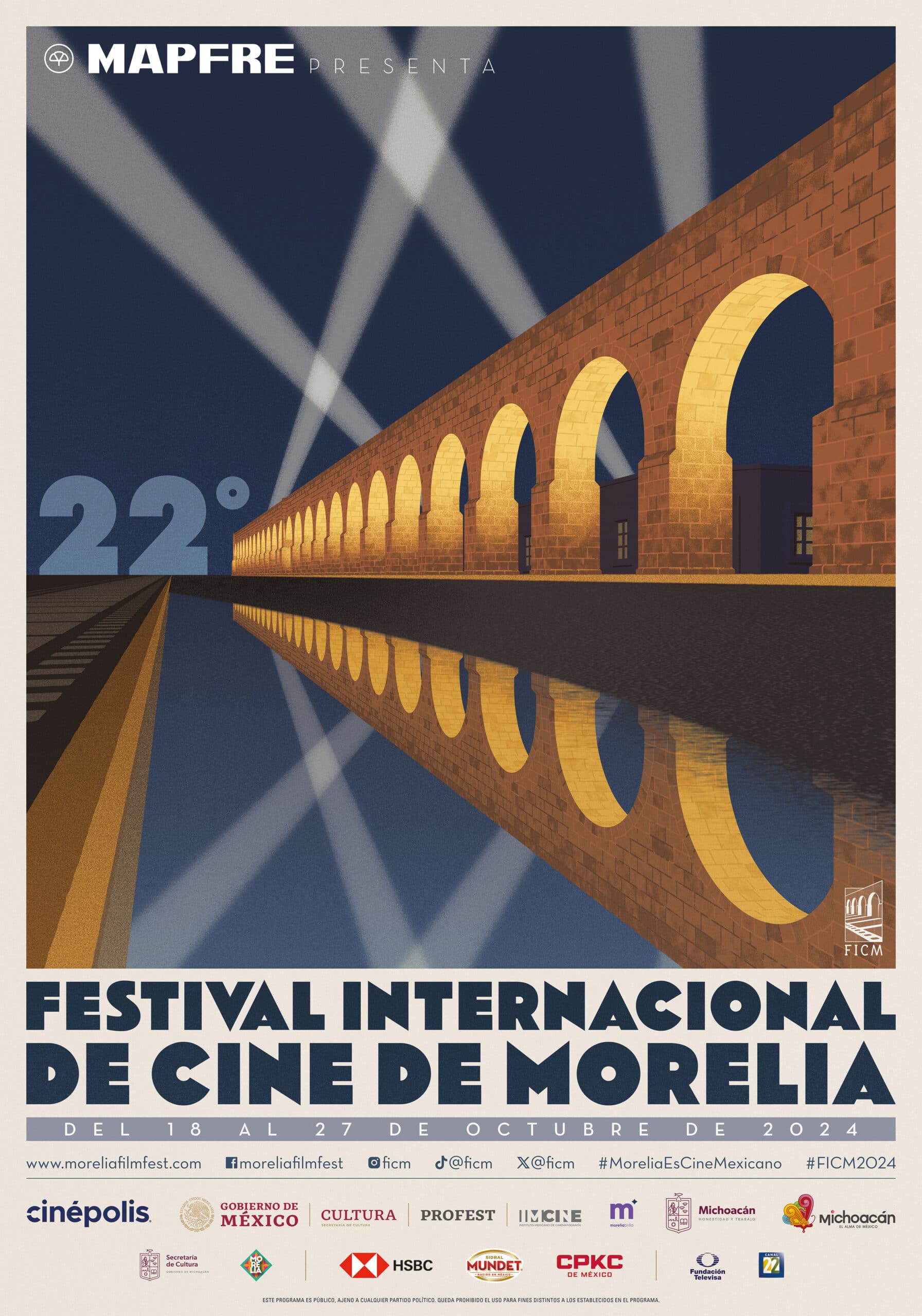 Este es el cartel oficial del FICM 2024