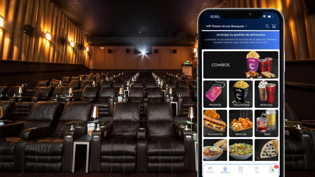 La guía definitiva para comprar tus alimentos VIP desde la app de Cinépolis