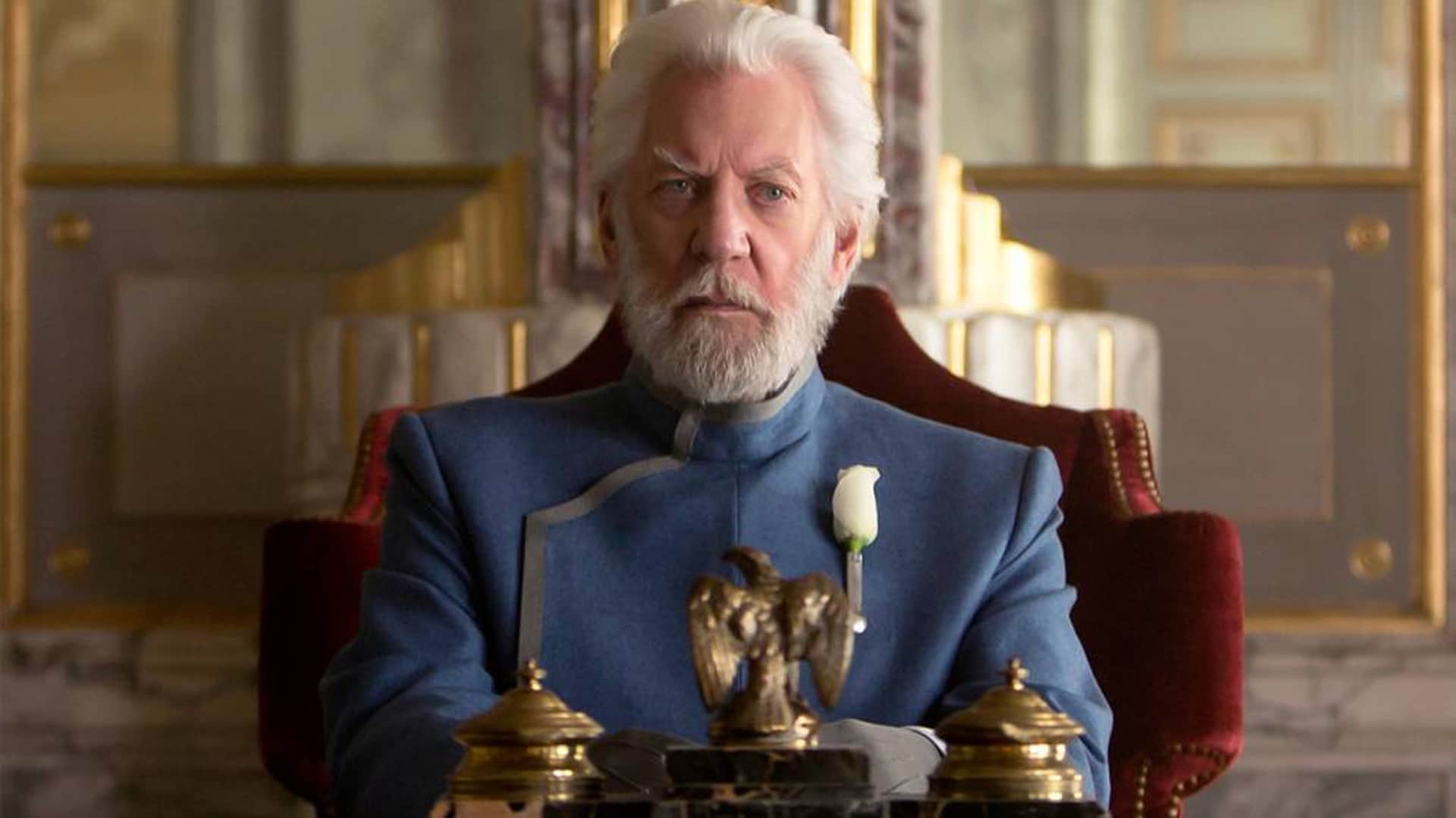 Donald Sutherland Presidente Snow