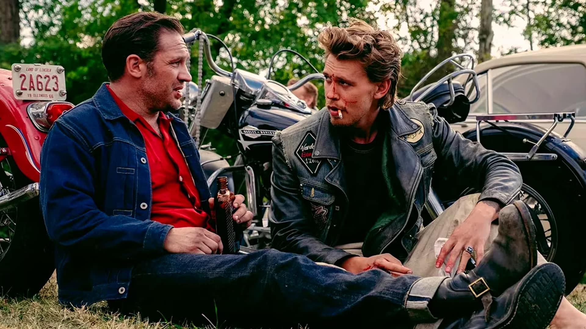 El club de los vándalos, Austin Butler y Tom Hardy