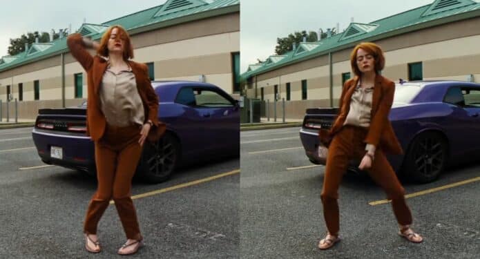 Emma Stone bailando