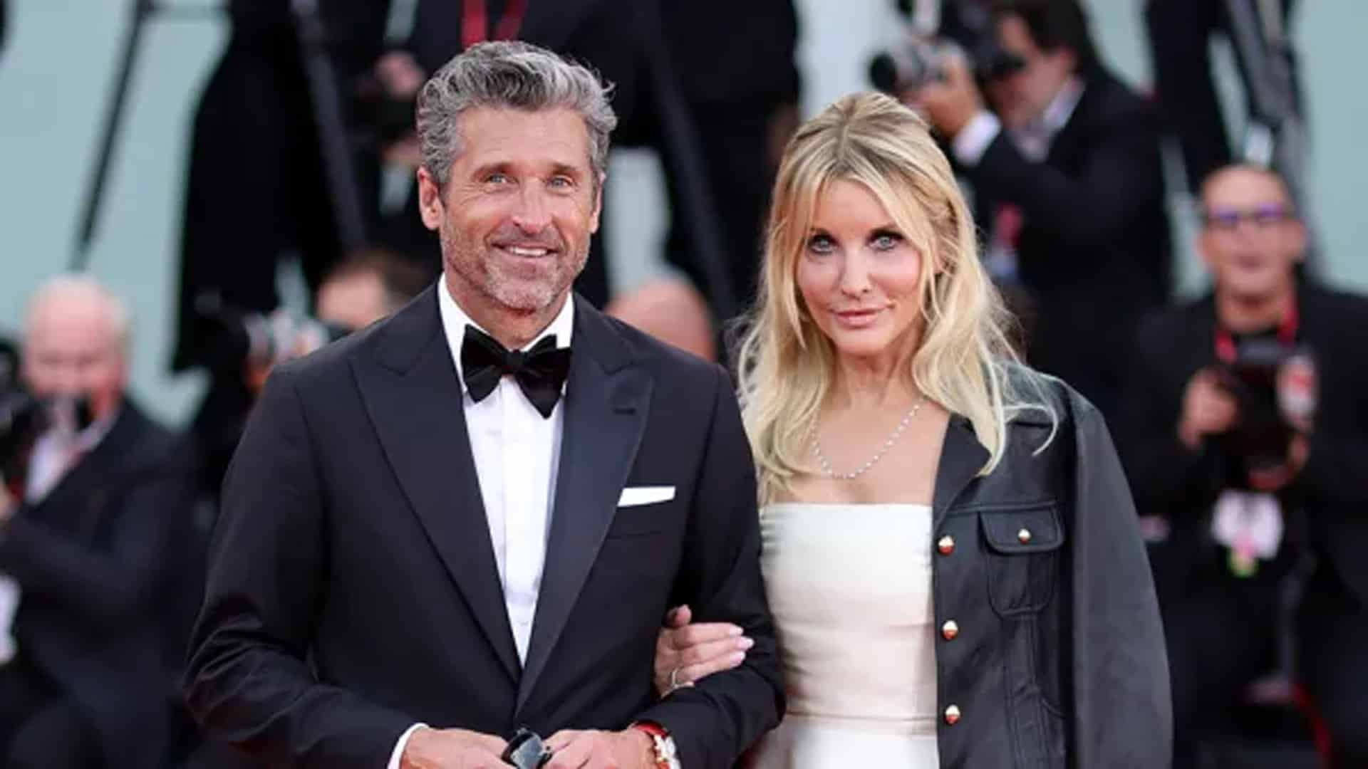 Patrick Dempsey y su esposa