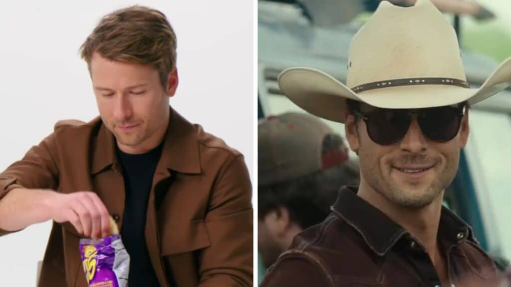 VIDEO: Glen Powell probó los Takis Fuego por primera vez, así reaccionó