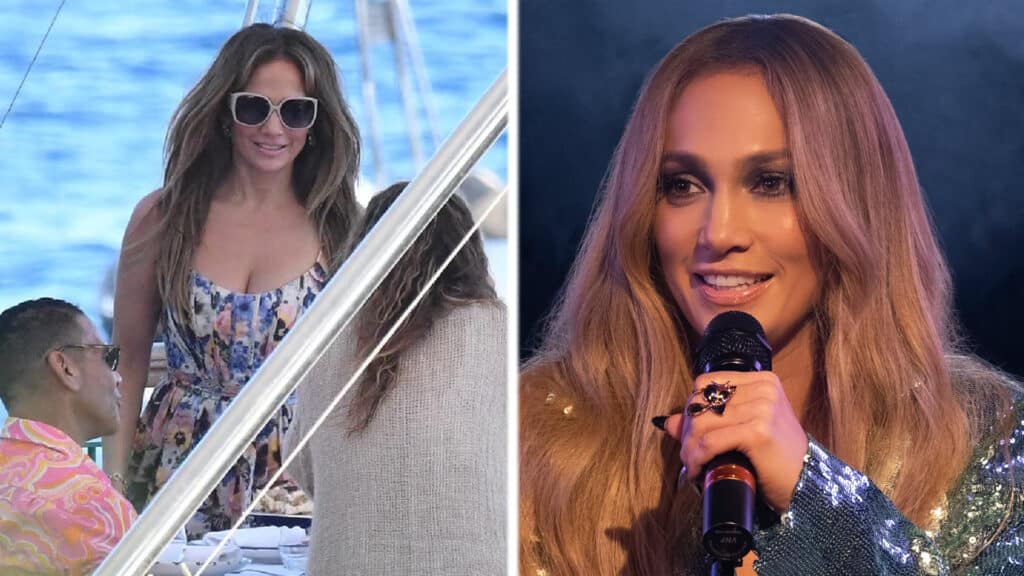 ¿Qué hace Jennifer Lopez en Italia, y sin Ben Affleck?