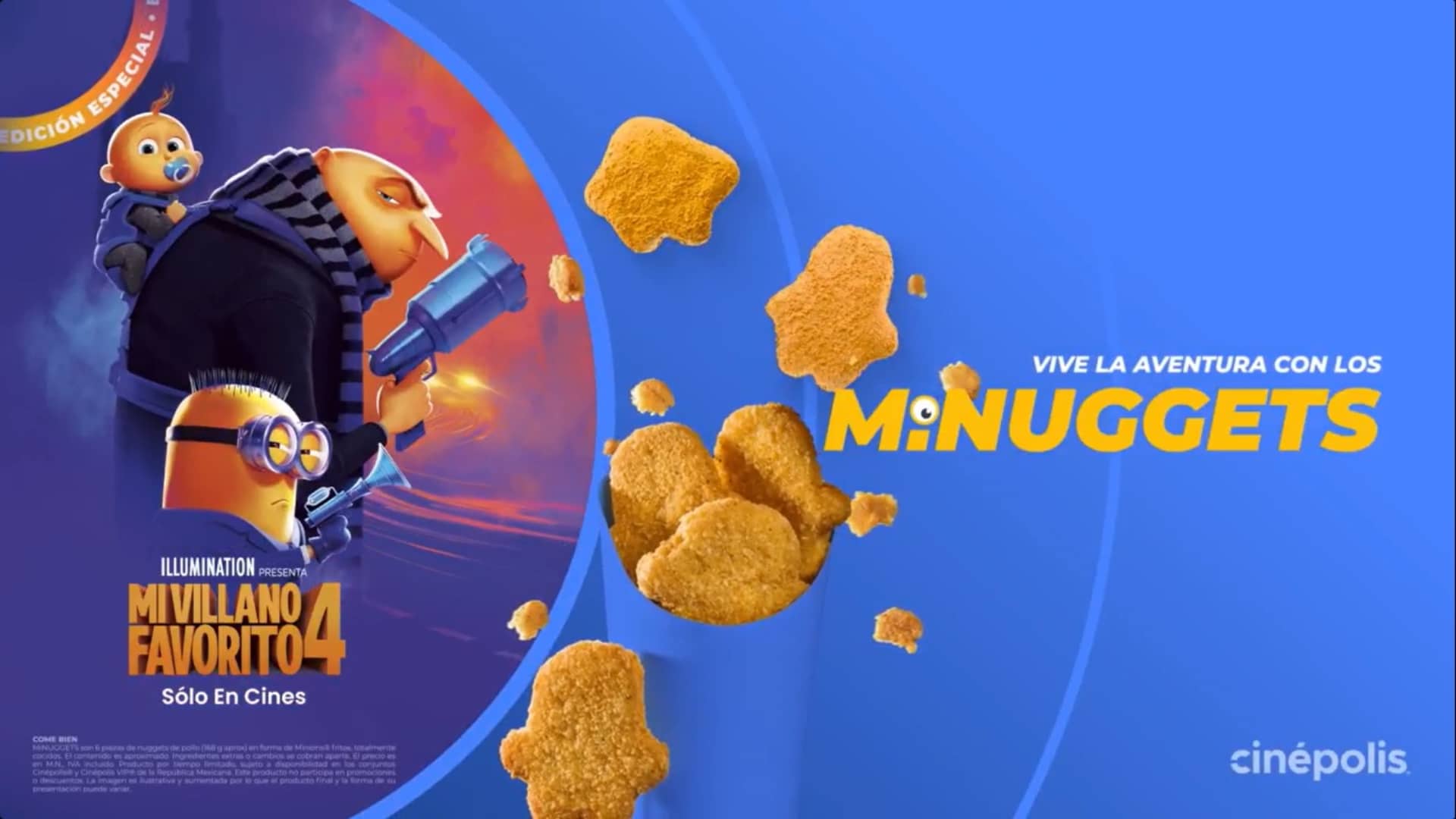 MiNuggets Mi villano favorito 4 Cinépolis tradicional 