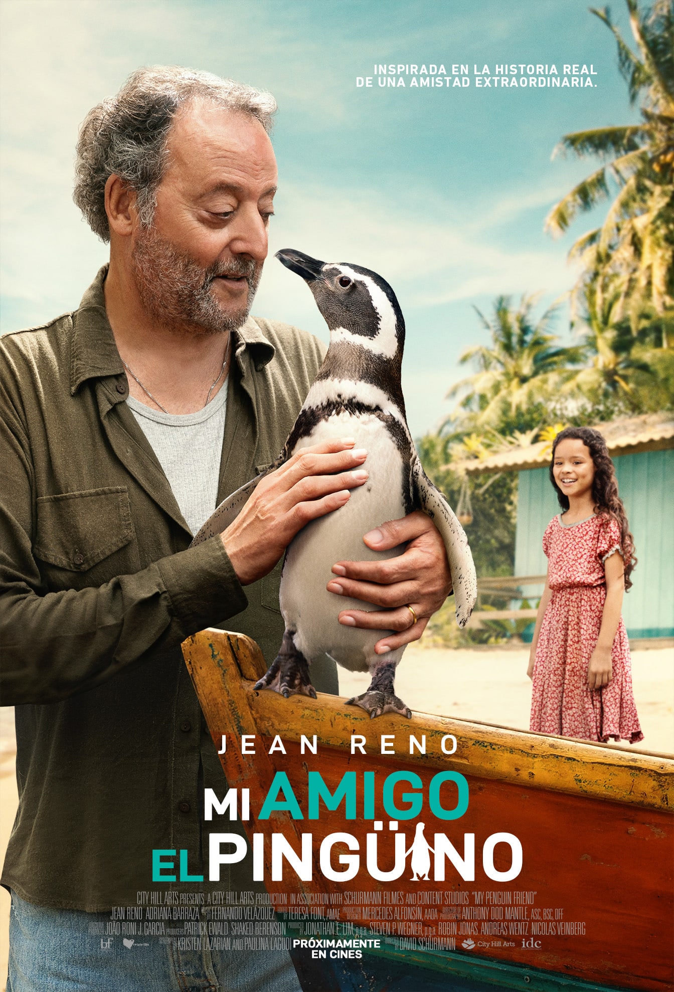 Tráiler y todo sobre Mi amigo el pingüino, con Jean Reno y Adriana Barraza