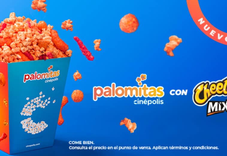 ¿Palomitas Cheetos Mix llegaron a Cinépolis?