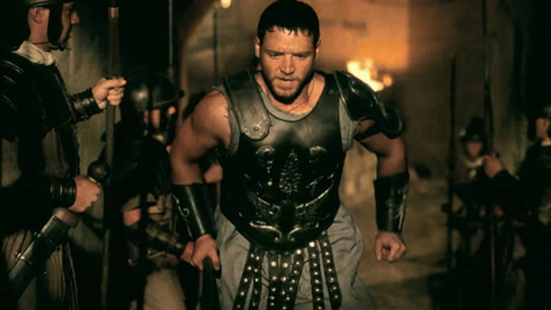 Russell Crowe en Gladiador