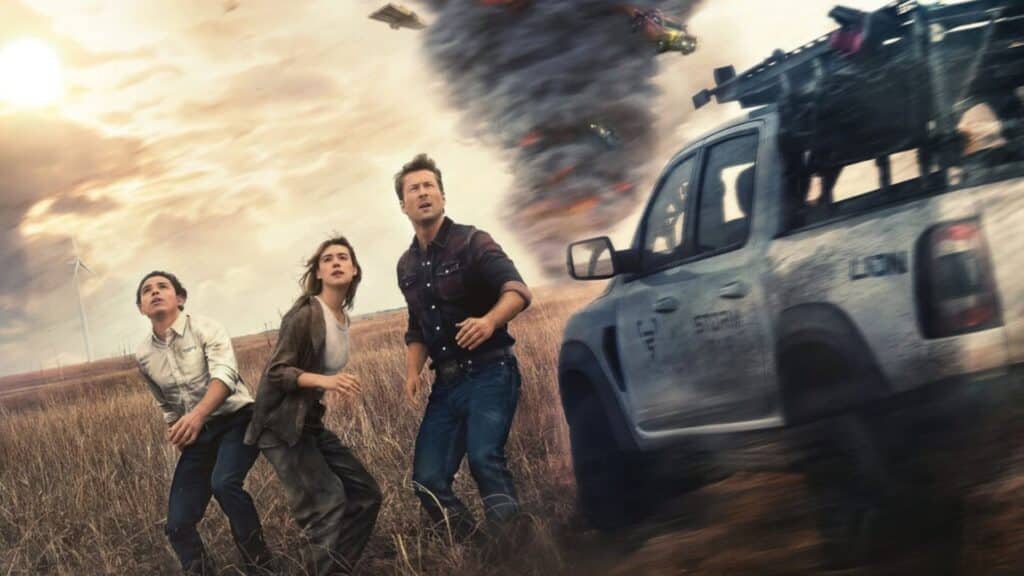 Tornados Glen Powell prometió una de las secuencias de acción más increíbles en la historia
