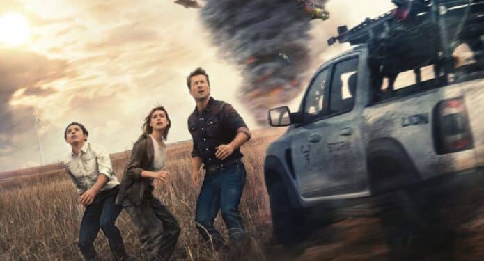 Tornados Glen Powell prometió una de las secuencias de acción más increíbles en la historia