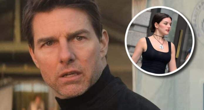 Así sorprendió Suri, la hija de Tom Cruise, a su padre