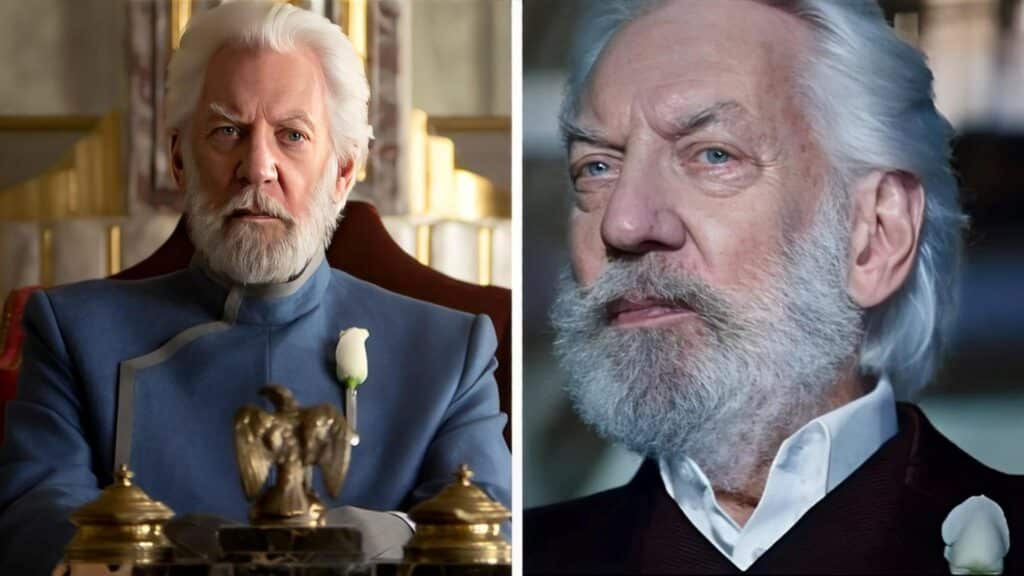 ¿Cómo obtuvo Donald Sutherland el rol del presidente Snow en Los juegos del hambre?