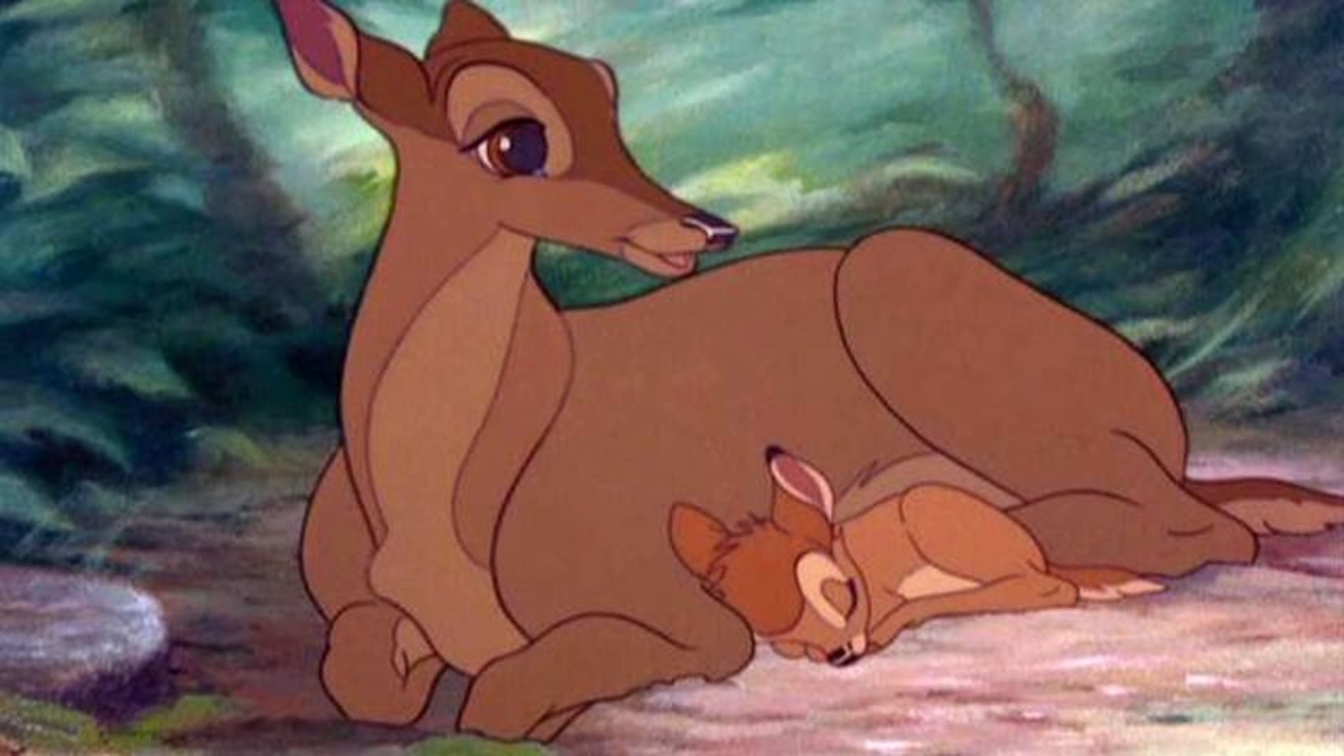 Bambi y su mamá