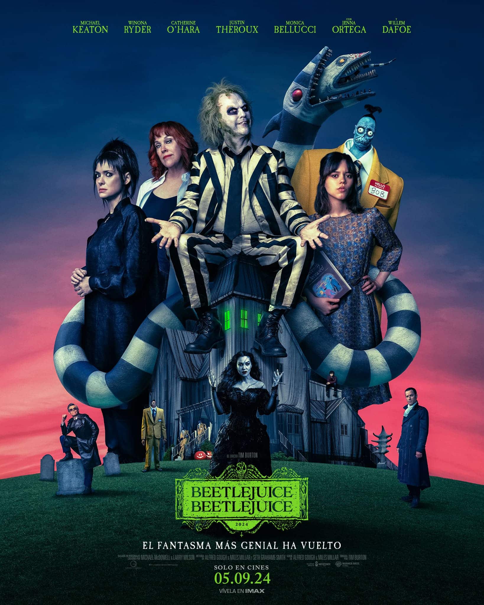 Beetlejuice póster secuela